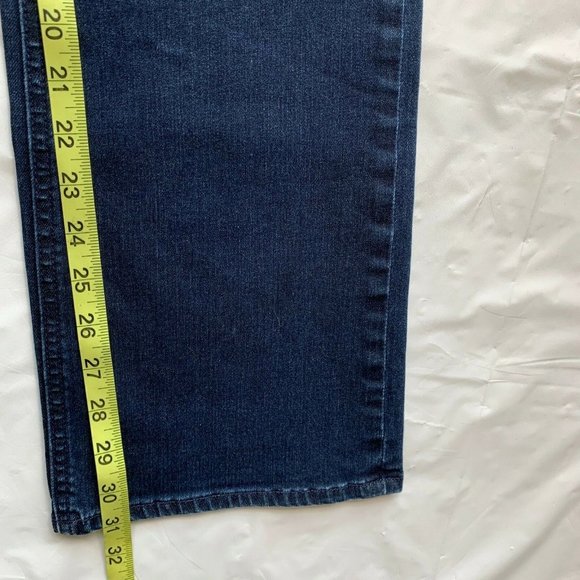 Talbots Flawless Five-Pocket Jeans Women 6 Bootcut Curvy Stretch Dark Blue Denim - Picture 9 of 10